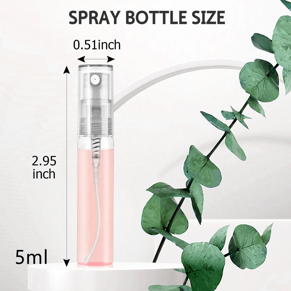 Csdtylh ensemble-105pcs-bouteilles-mini: kit pratique pour échantillons.