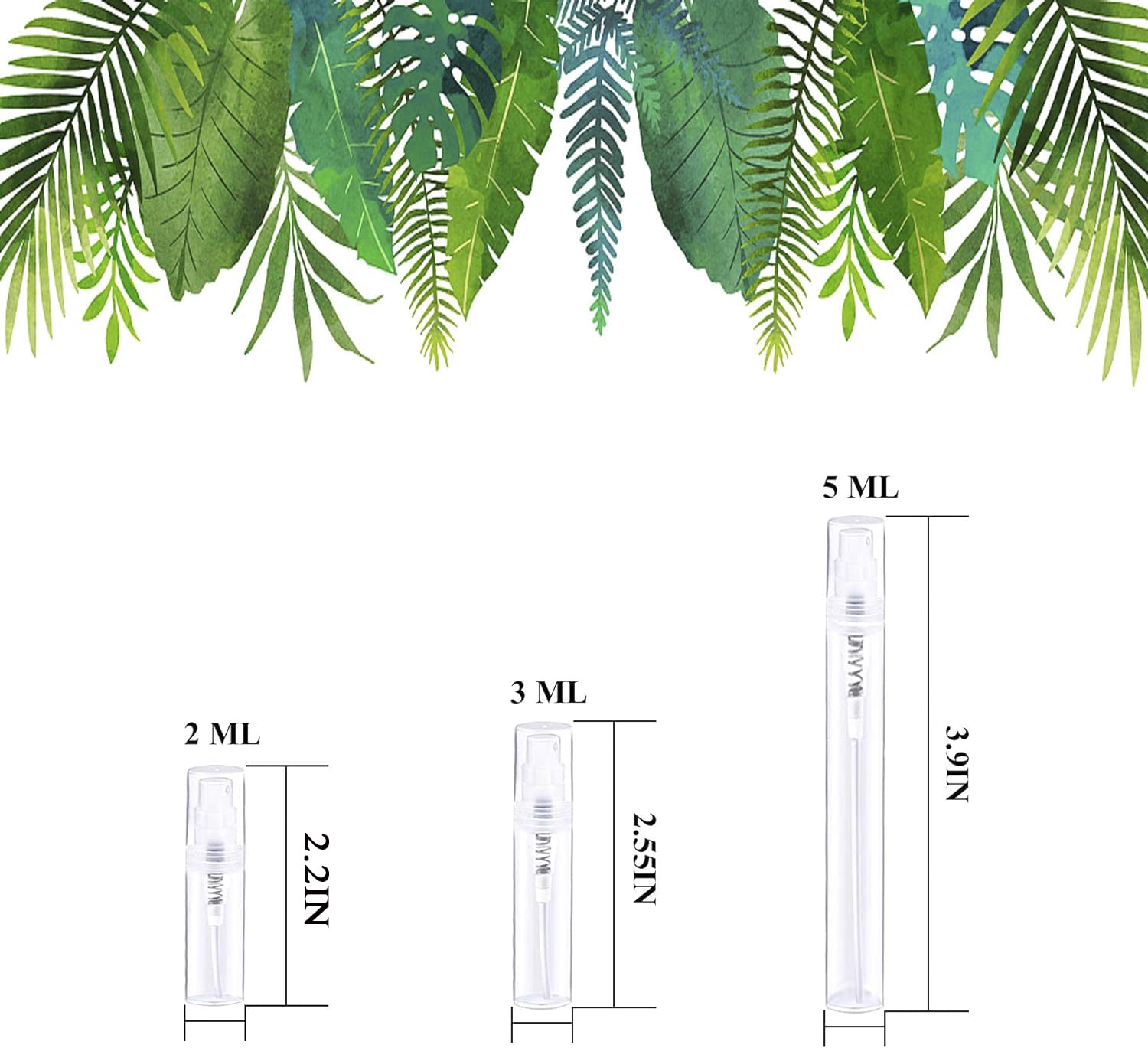 Csdtylh ensemble 120 mini flacons 3ml pour différents liquides