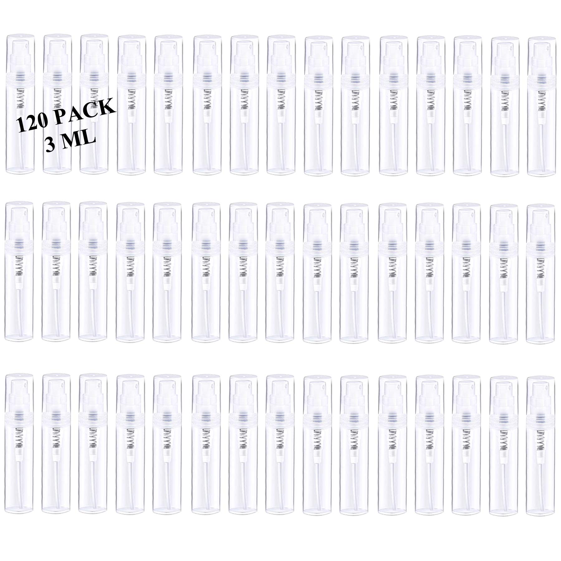 Csdtylh mini flacon pompe clair 3ml prêt à emporter en voyage