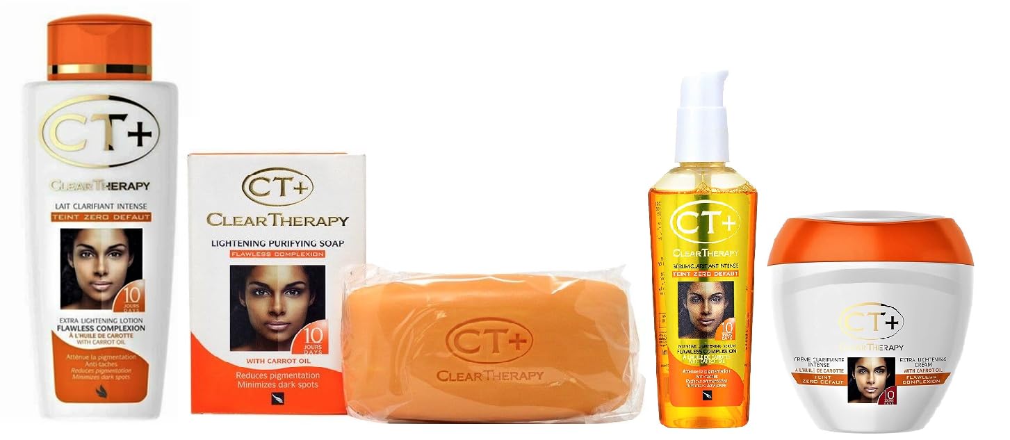 CT+ Clear Therapy crème éclaircissante: texture légère et hydratante.