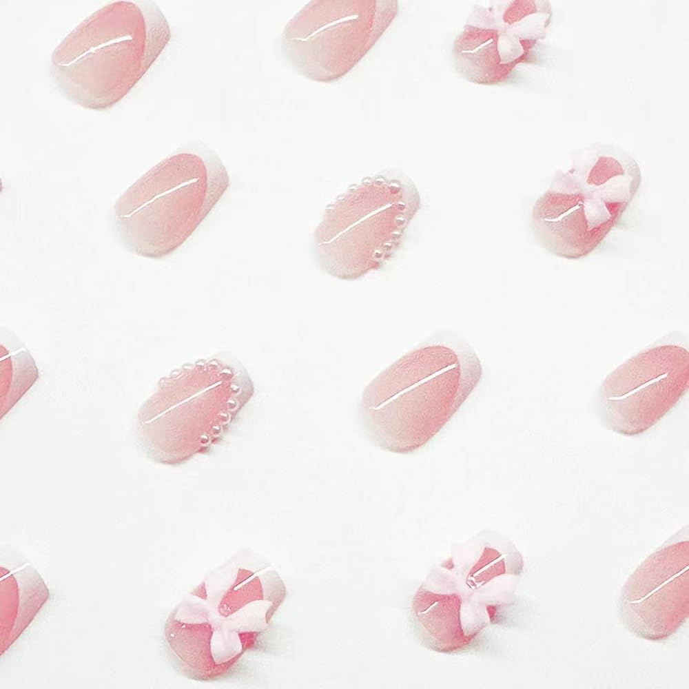 CTTHNBD ongles adhésifs couvrants brillants et résistants