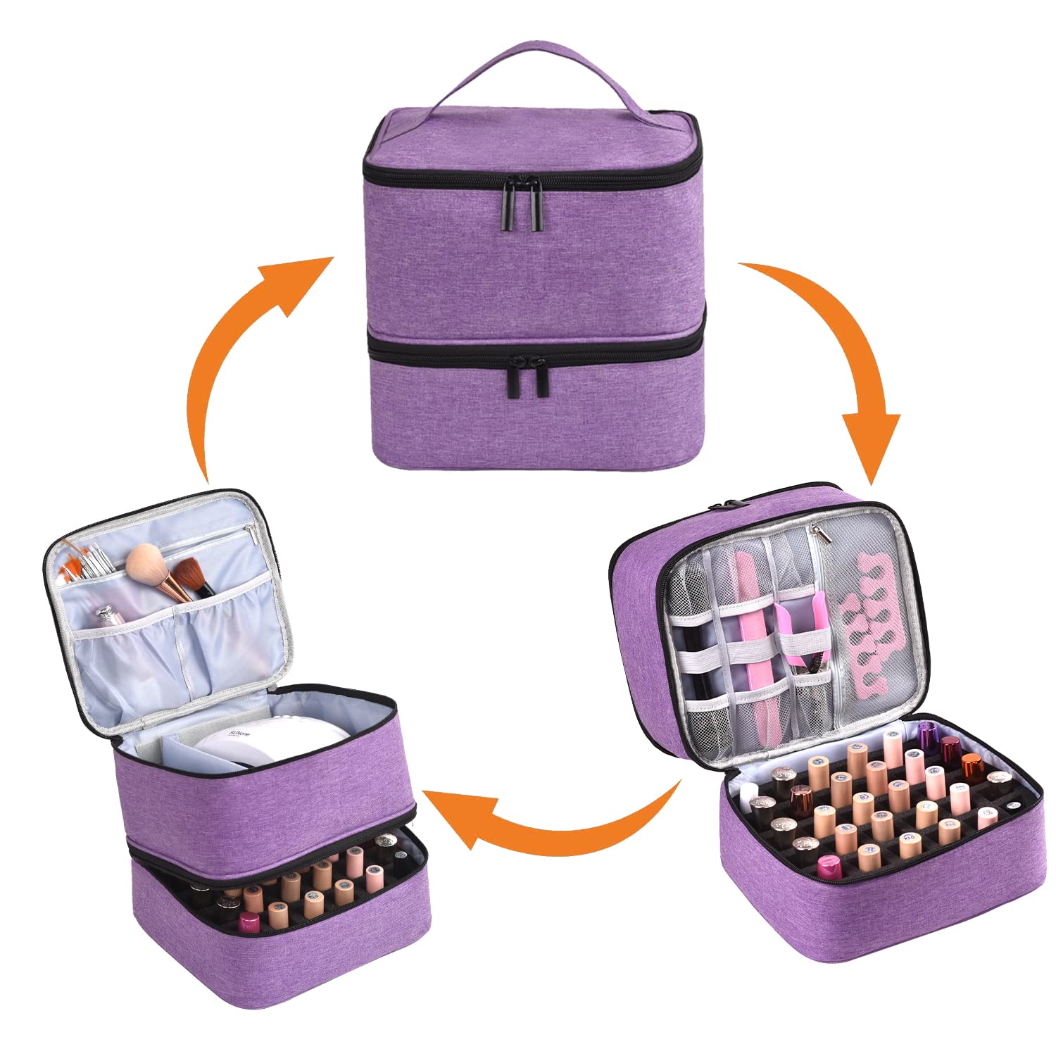 CTWWFS Pochettes et rangements pour accessoires manucure