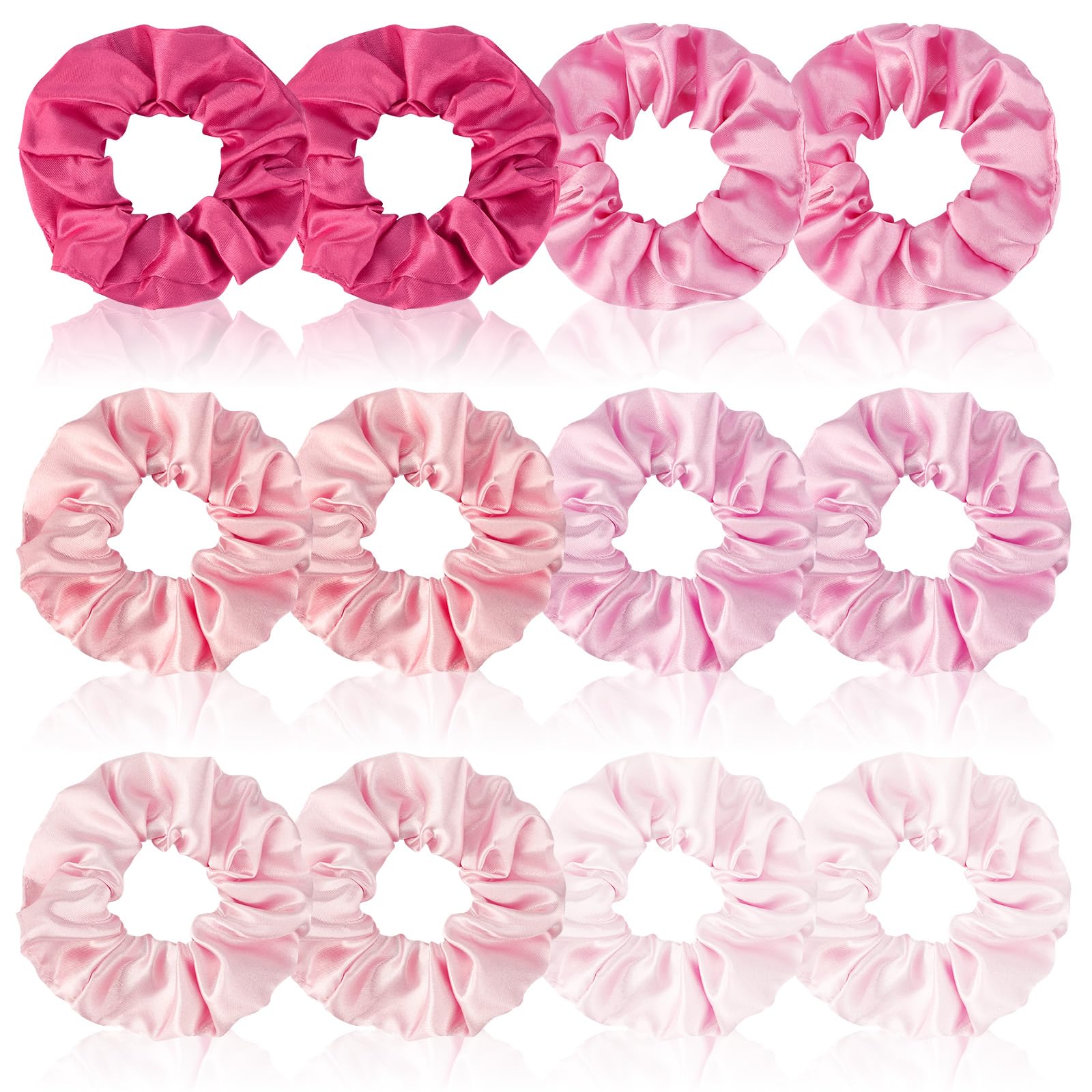 CUBACO satin scrunchie rose clair, douceur et maintien quotidien