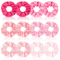 CUBACO satin scrunchie rose clair, douceur et maintien quotidien