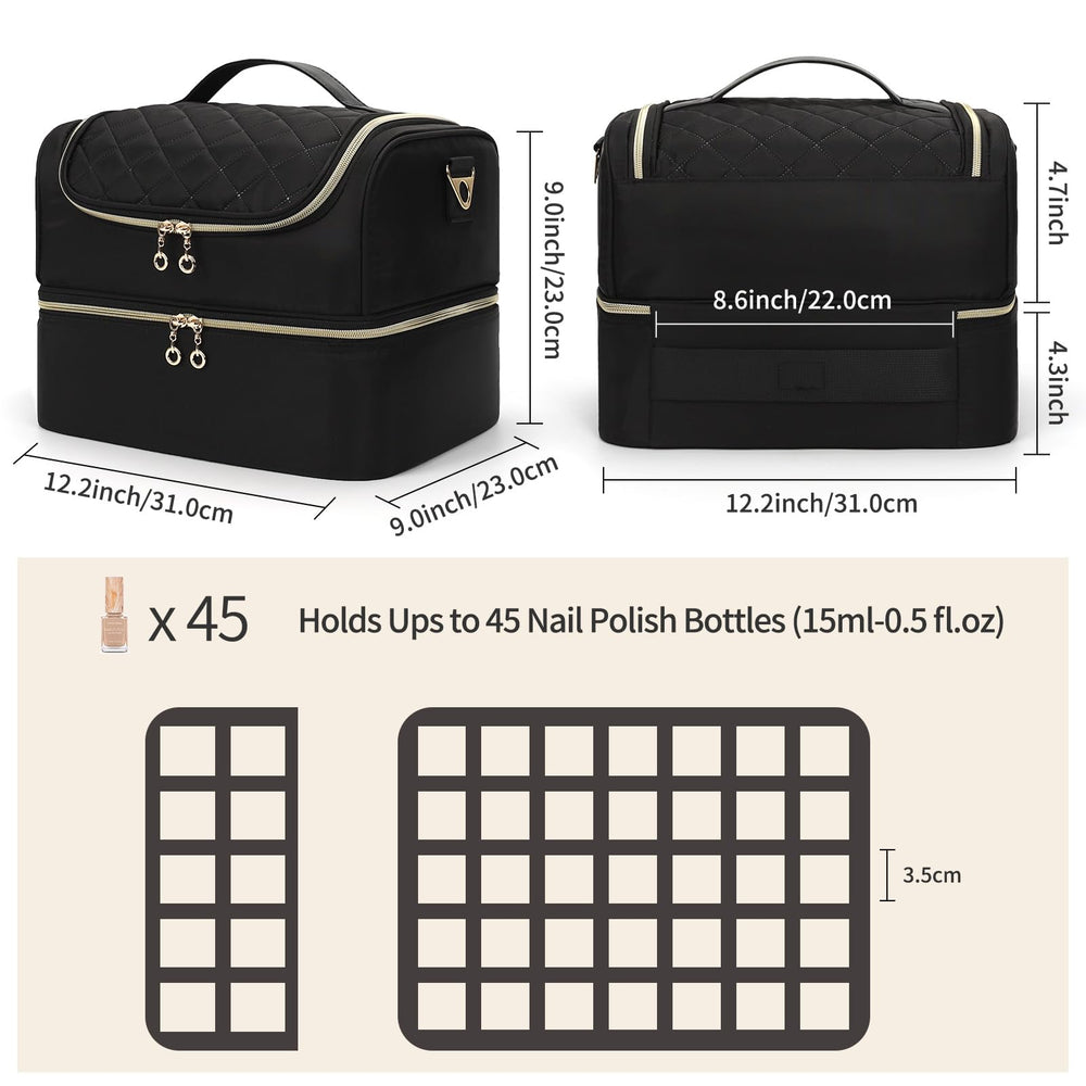 CUBETASTIC Emplacement 10 trous pour vernis dans la couche supérieure pour l'organisation
