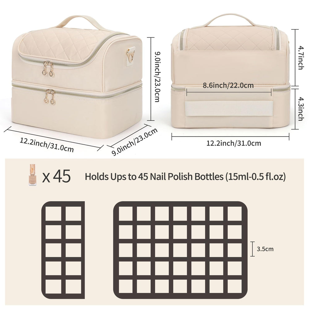 CUBETASTIC Étui transport vernis, pratique pour déplacements et rangement.