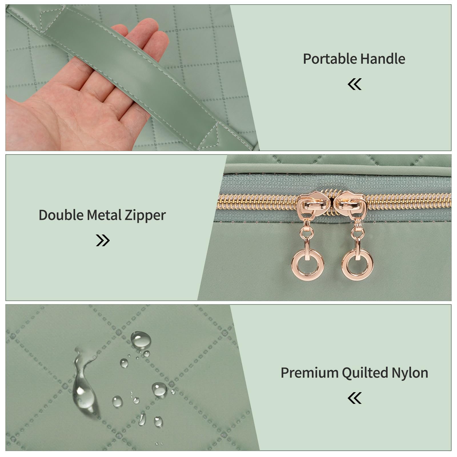 Poches dédiées aux outils pour un accès rapide et organisé