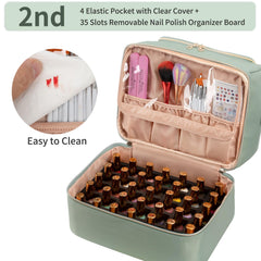 Cubetastic Poignee portable pour trousse manucure, transport facile.