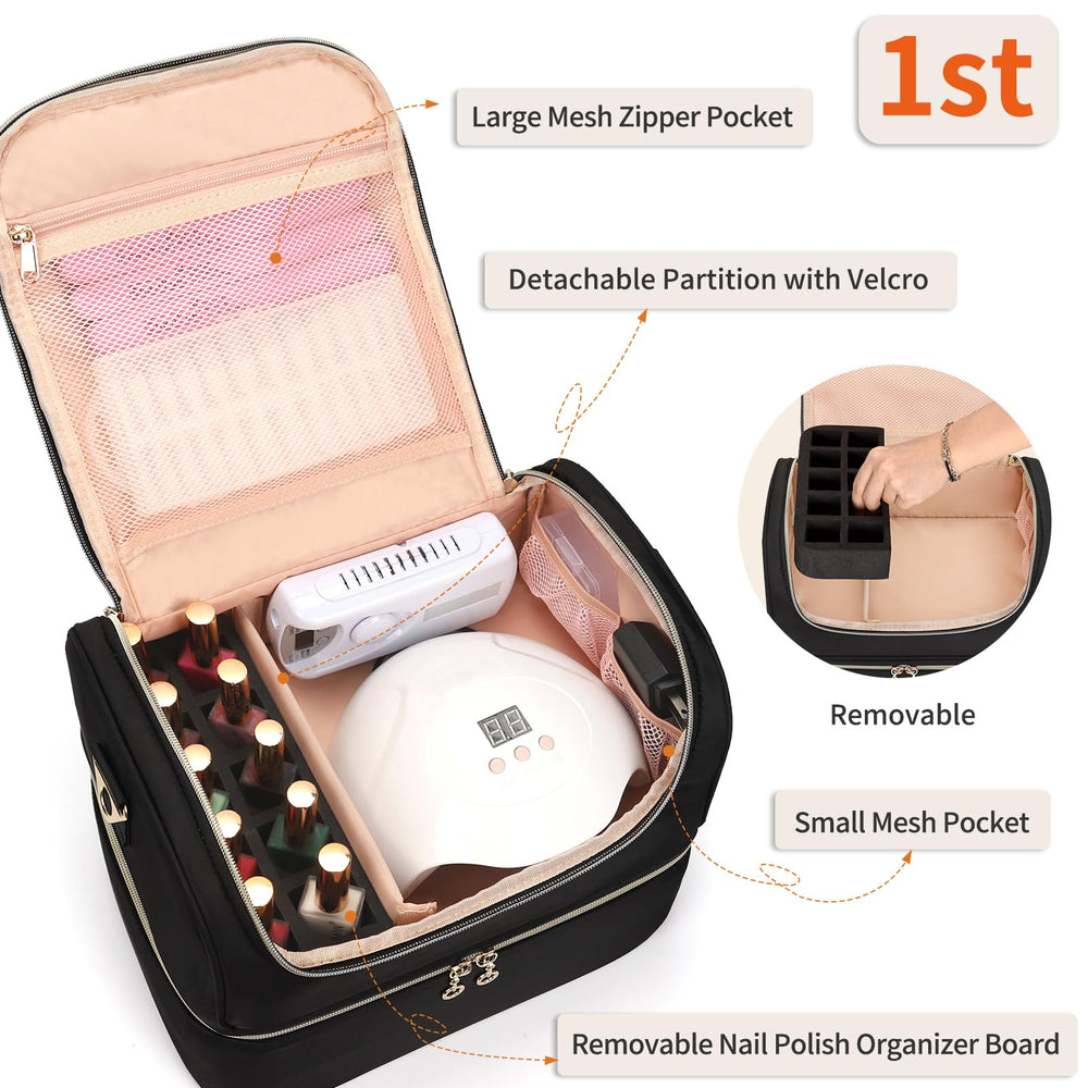 CUBETASTIC Rangement 35 bouteilles et 4 poches outils, stockage efficace pour technicienne