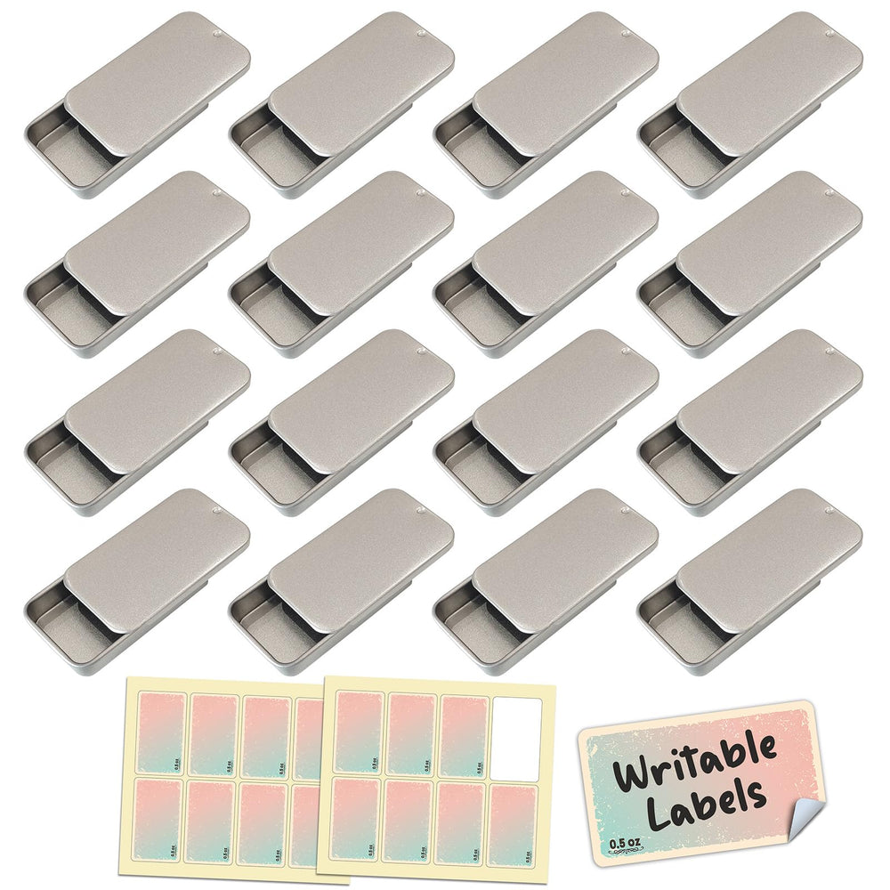 Cubic Ape – boîte tin coulissante pour baume à lèvres, fermeture fiable.