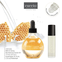 Cuccio Naturale Huile Cuticule Absorption Rapide – pénètre sans résidu gras.