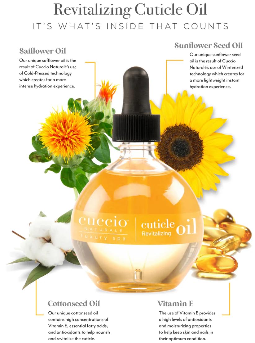 Cuccio Naturale Huile Cuticules – application douce favorisant une pénétration rapide.