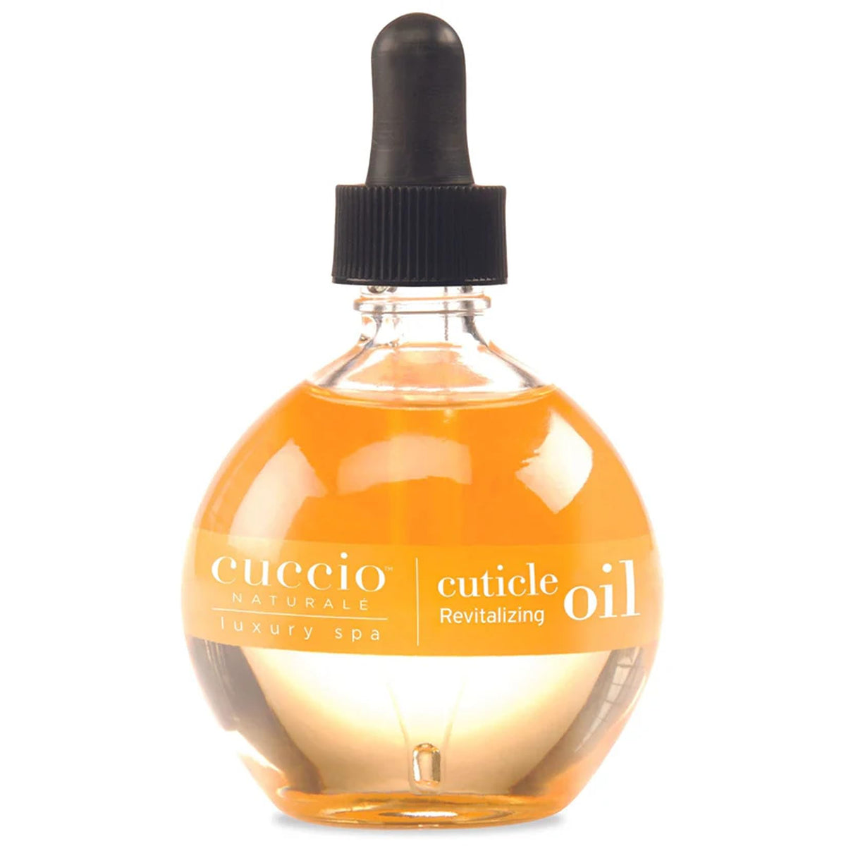 Cuccio Naturale Huile Cuticules – bouteille élégante pour hydrater cuticules et mains sèches.