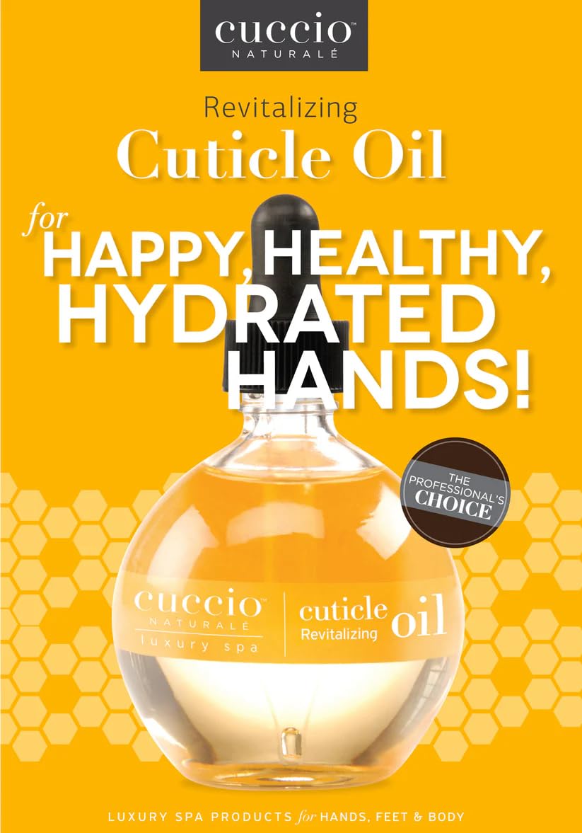 Cuccio Naturale Huile Ongles – renforcement nocturne pour ongles fragiles et fins.