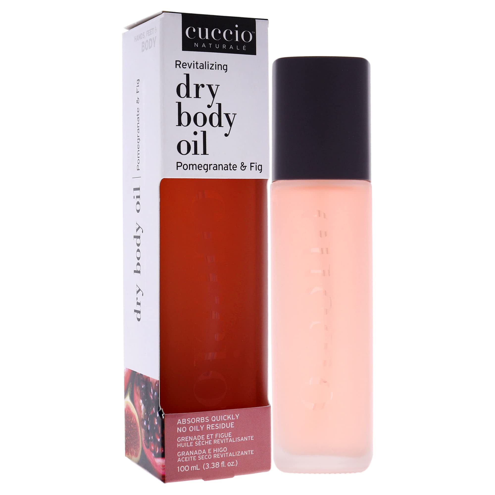 Cuccio Naturale huile sèche – arôme grenade et figue pour peau veloutée.