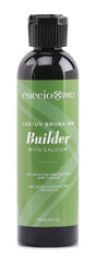 Cuccio Pro Gel Builder pinceau calcium, application lisse et renforcée.