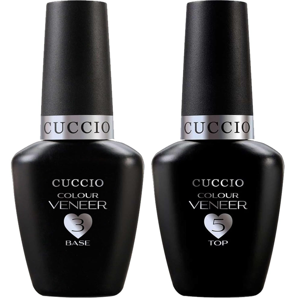 Cuccio Veneer Top-vernis brillant pour une finition gel longue tenue.