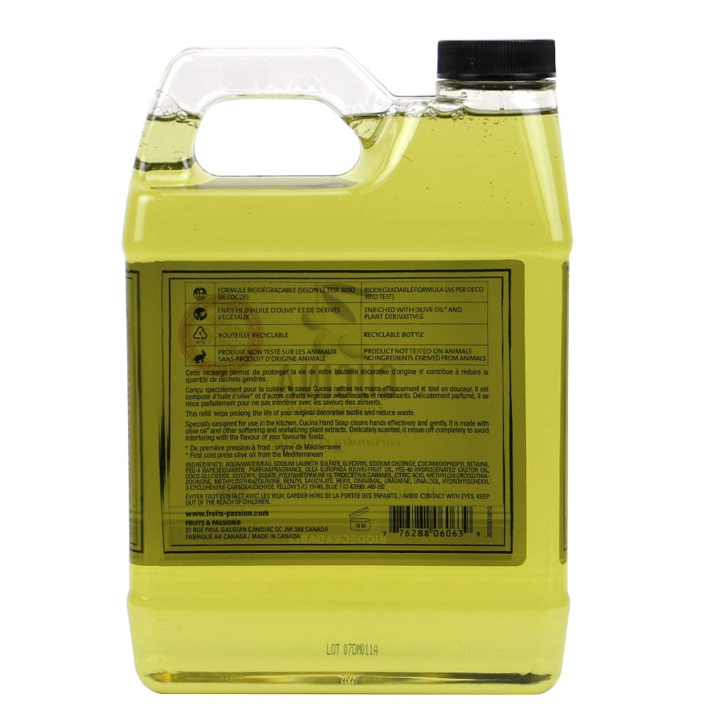 Cucina bouteille plastique 1 L, recharge durable pour cuisine