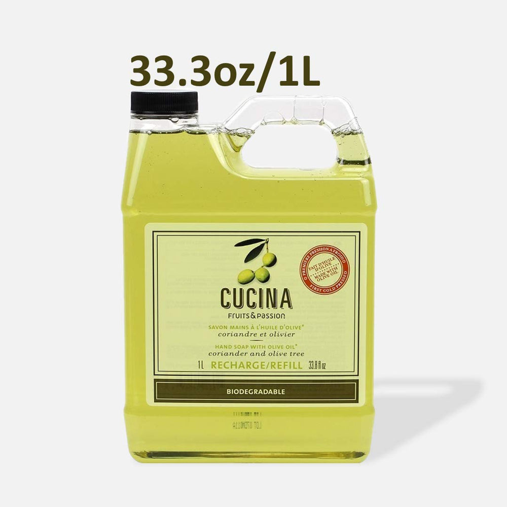 Cucina design cuisine, savon mains qui nettoie en douceur sans dessécher