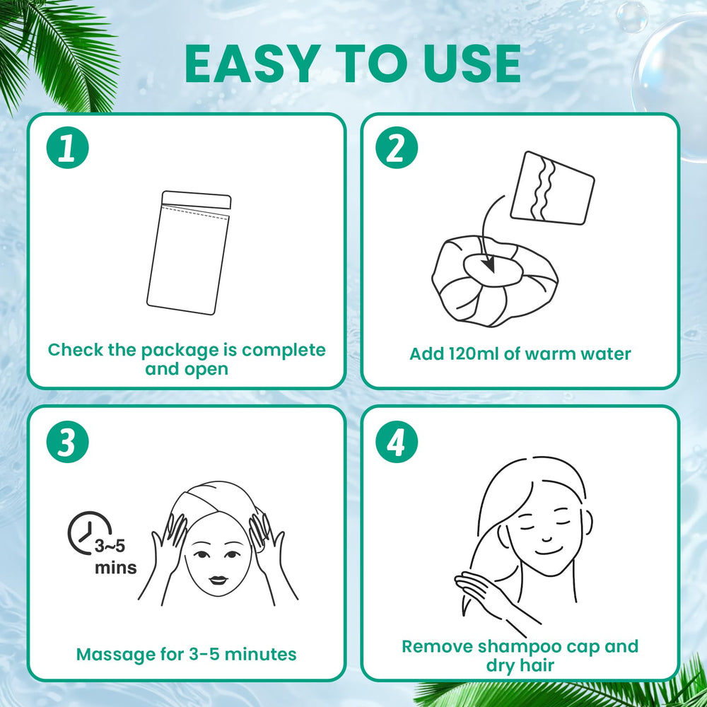 CUKWUYBY WUYUAN cap-shampoing sans eau après chirurgie ou convalescence