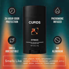 Cupids Hypnosis Déodorant, application douce sur peau sans résidu