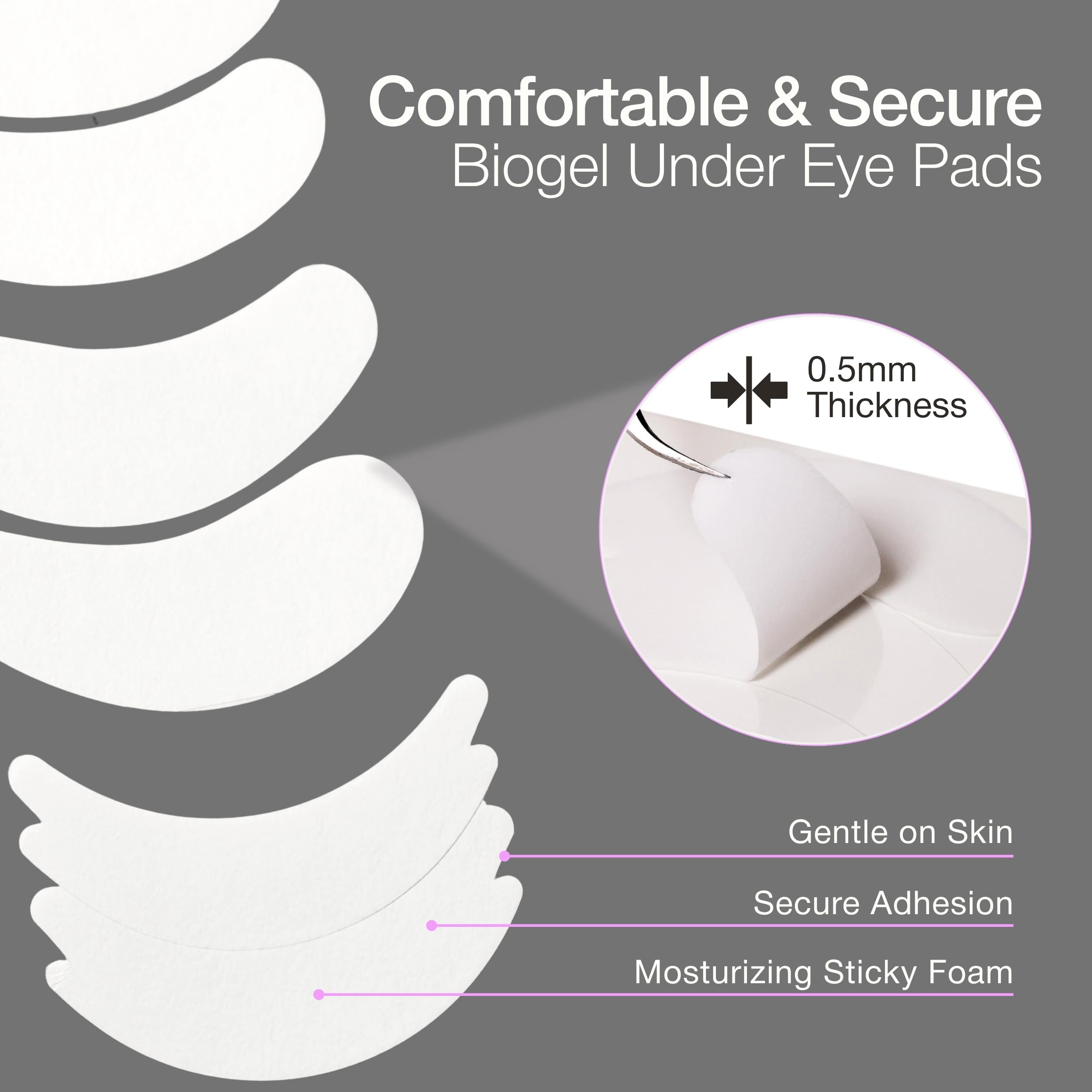 CURACORO patch universel : s'adapte à toutes les formes d'yeux.
