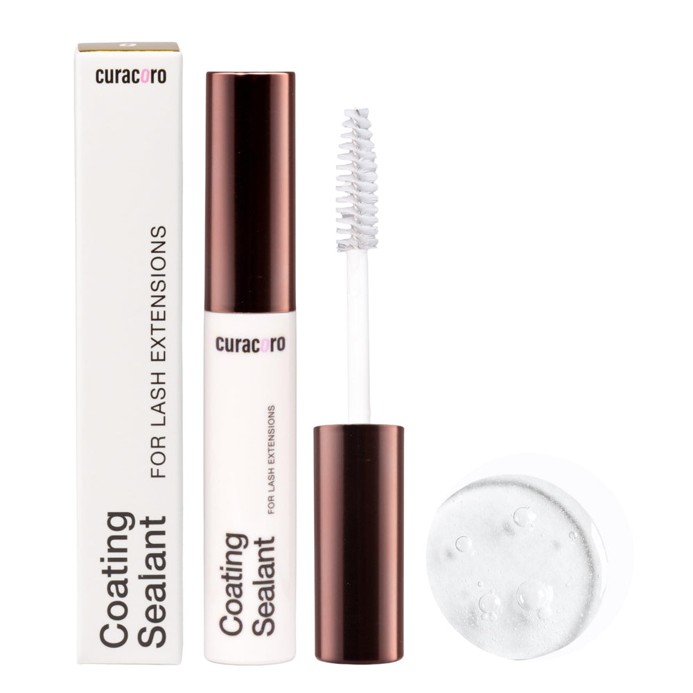 curacoro vernis protecteur cils 10ml – protège et prolonge la tenue des extensions.