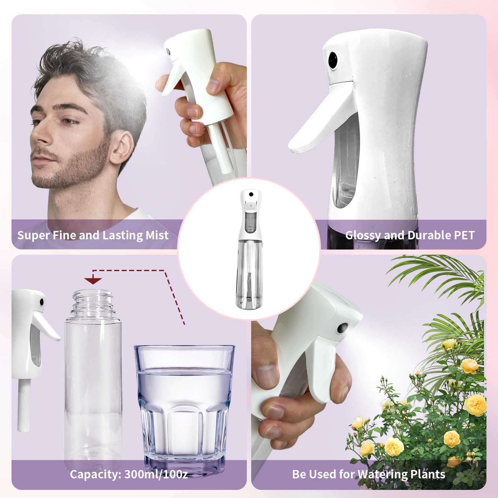 Cureder brosse démêlante 9 rangées: démêlage facile sans douleur.
