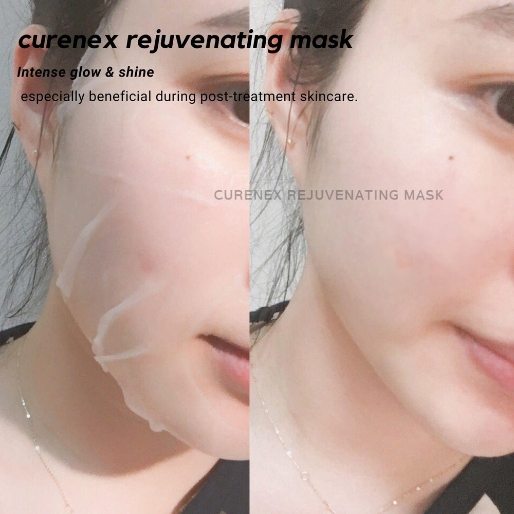 CURENEX Rejuvenating Salmon DNA Mask care routine promotes post treatment benefits