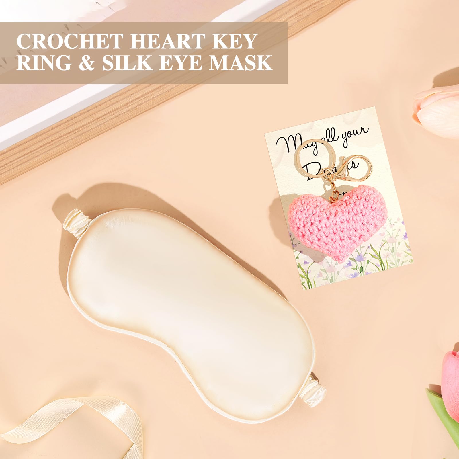 Fleurs et cœur crochetés faits main Curibox déco chaleureuse