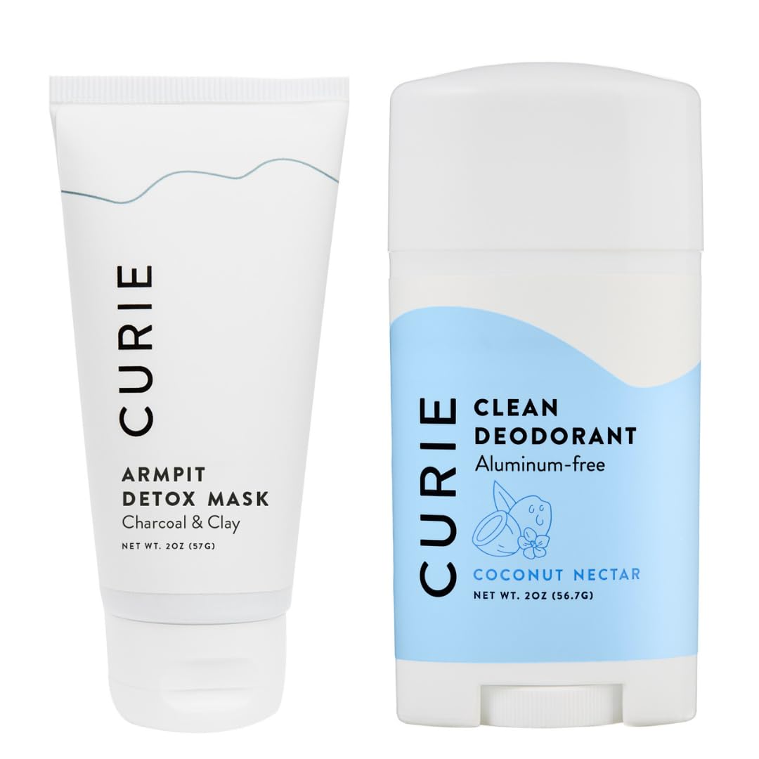 Curie déodorant naturel pour femmes, concentré sur le nectar de coco, protection longue durée.