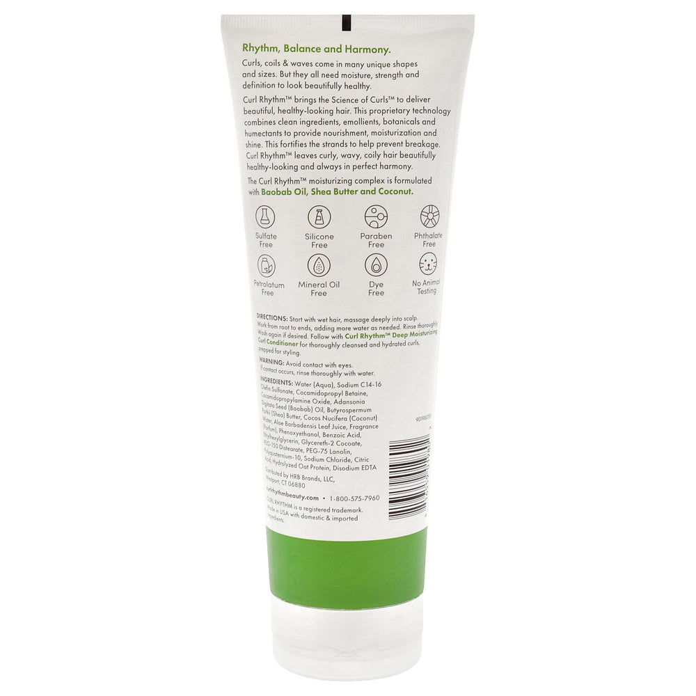 Curl Rhythm Shampoing Sans Silicone Sans Sulfates : couleur préservée et brillance.
