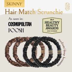 Scrunchies soie Mulberry 22 Momme en gros plan, douceur premium