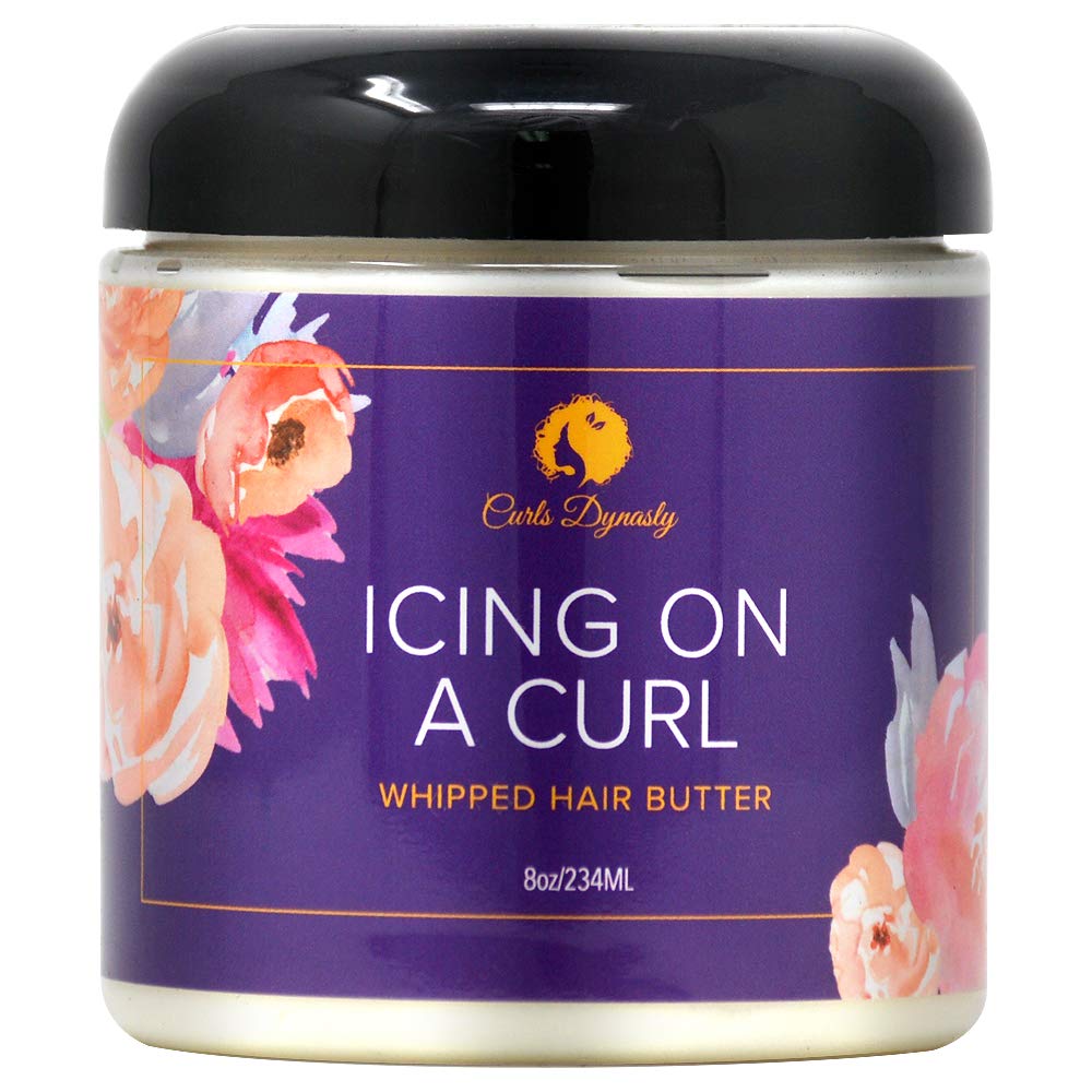 Curls Dynasty Icing On A Curl, application sur cheveux, douceur et contrôle des frisottis.