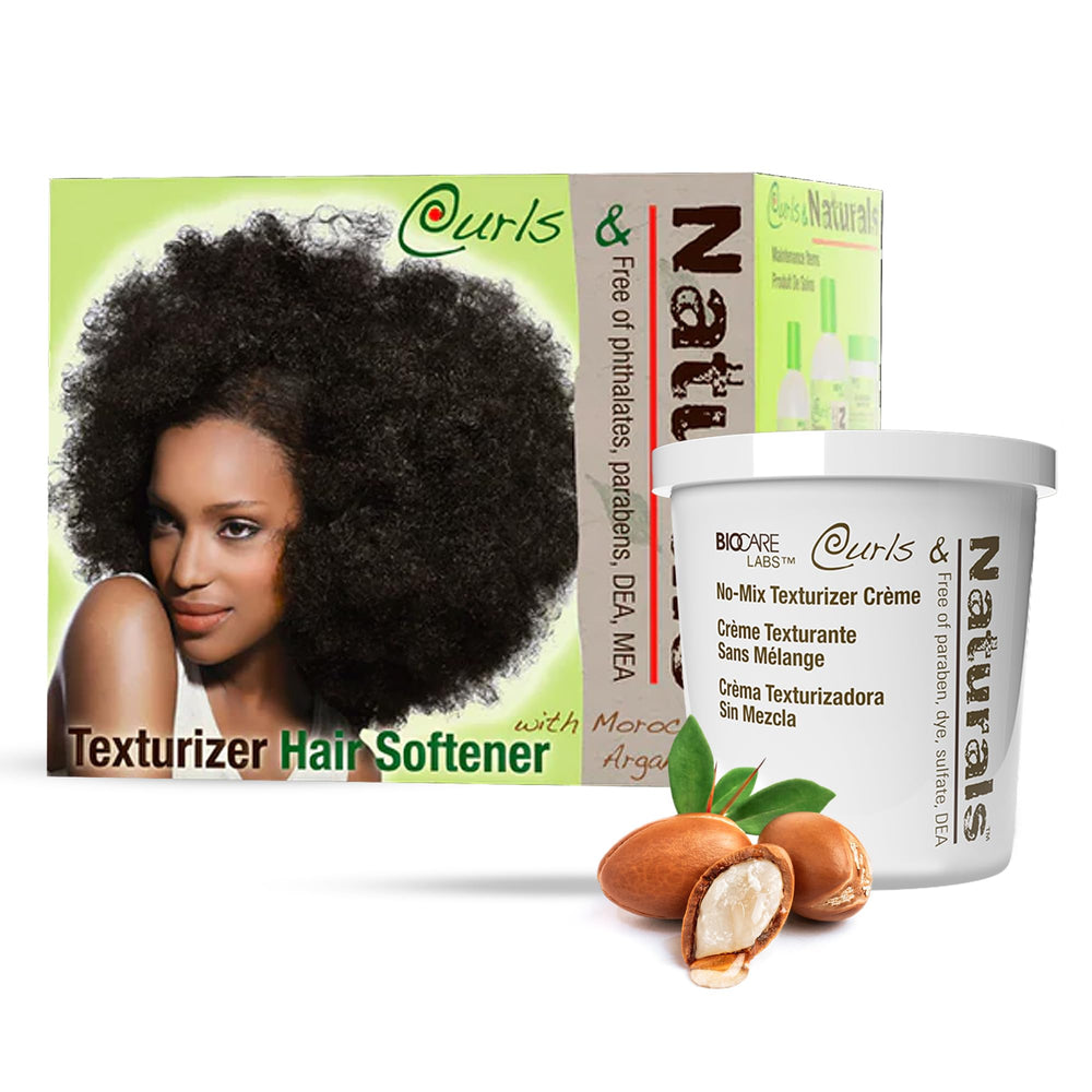 Curls & Naturals Texturizer crème sans mélange, texture naturelle.