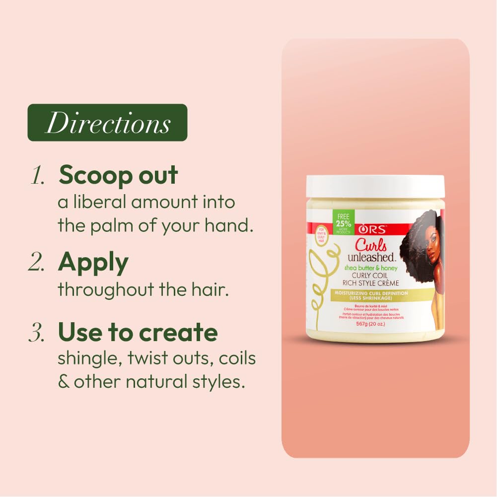 Curls Unleashed – emballage généreux de 19,2 oz pour les sessions prolongées.