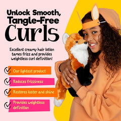 CurlyKids Lotion pour des boucles naturelles et bien définies.