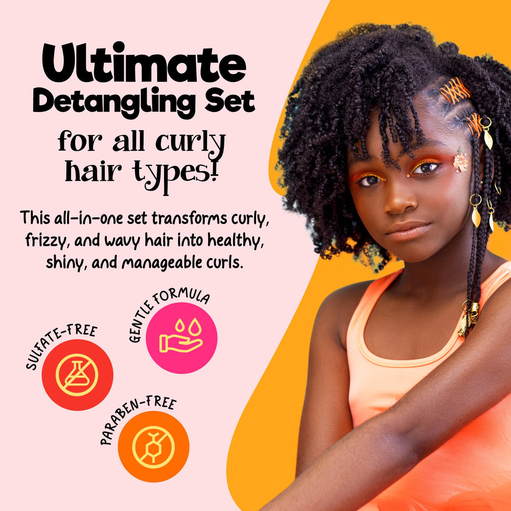 CurlyKids shampoing enfant – nettoie en douceur les boucles sans irritations.