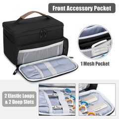 CURMIO sac-poches-avant-accessoires facilite le rangement câbles et peignes.