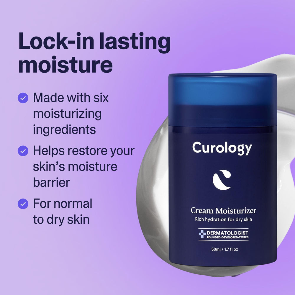 Curology acide hyaluronique hydrate et maintient l'élasticité cutanée.