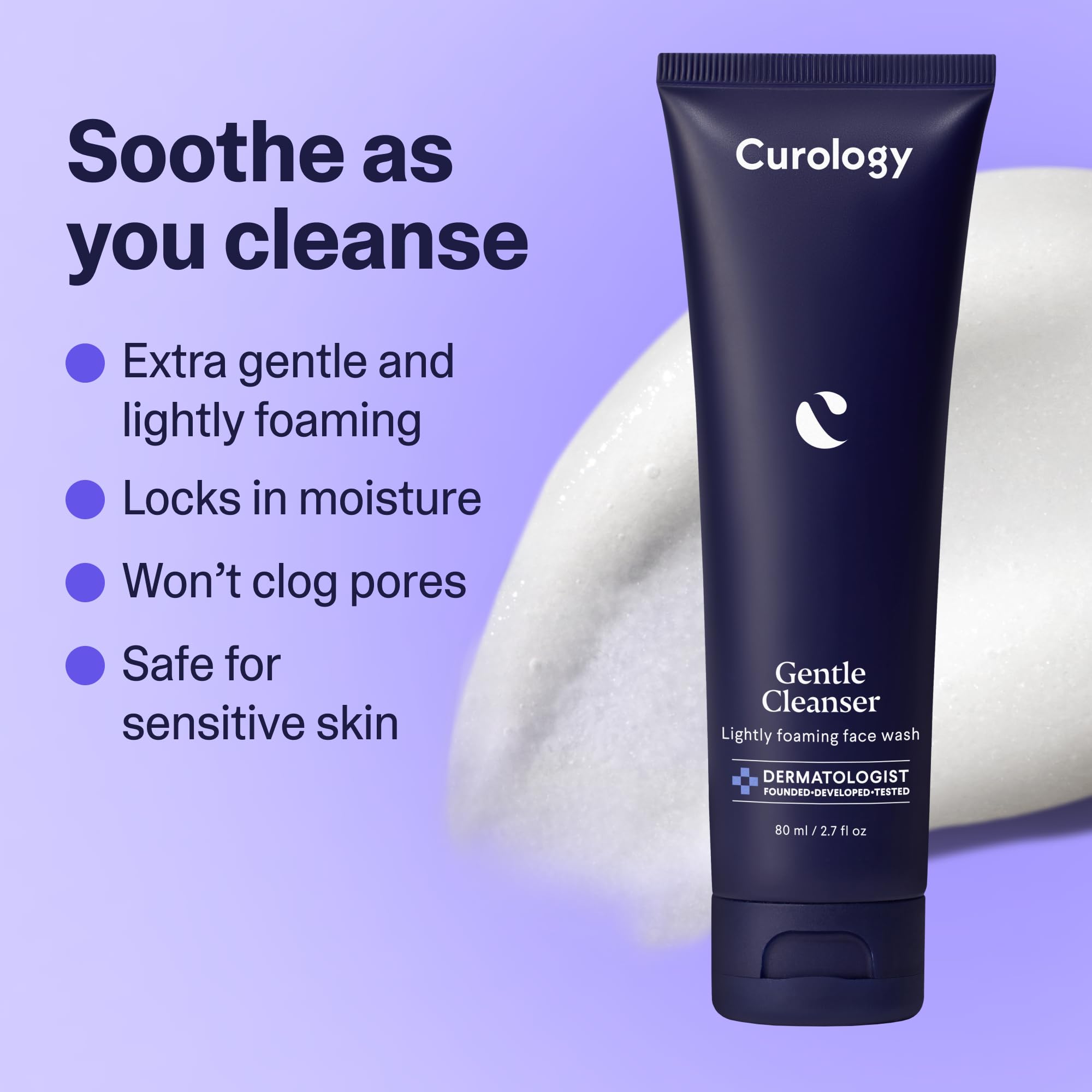 Curology – douche corps acne 2% salicylique et arbre à thé, nettoie et apaise.