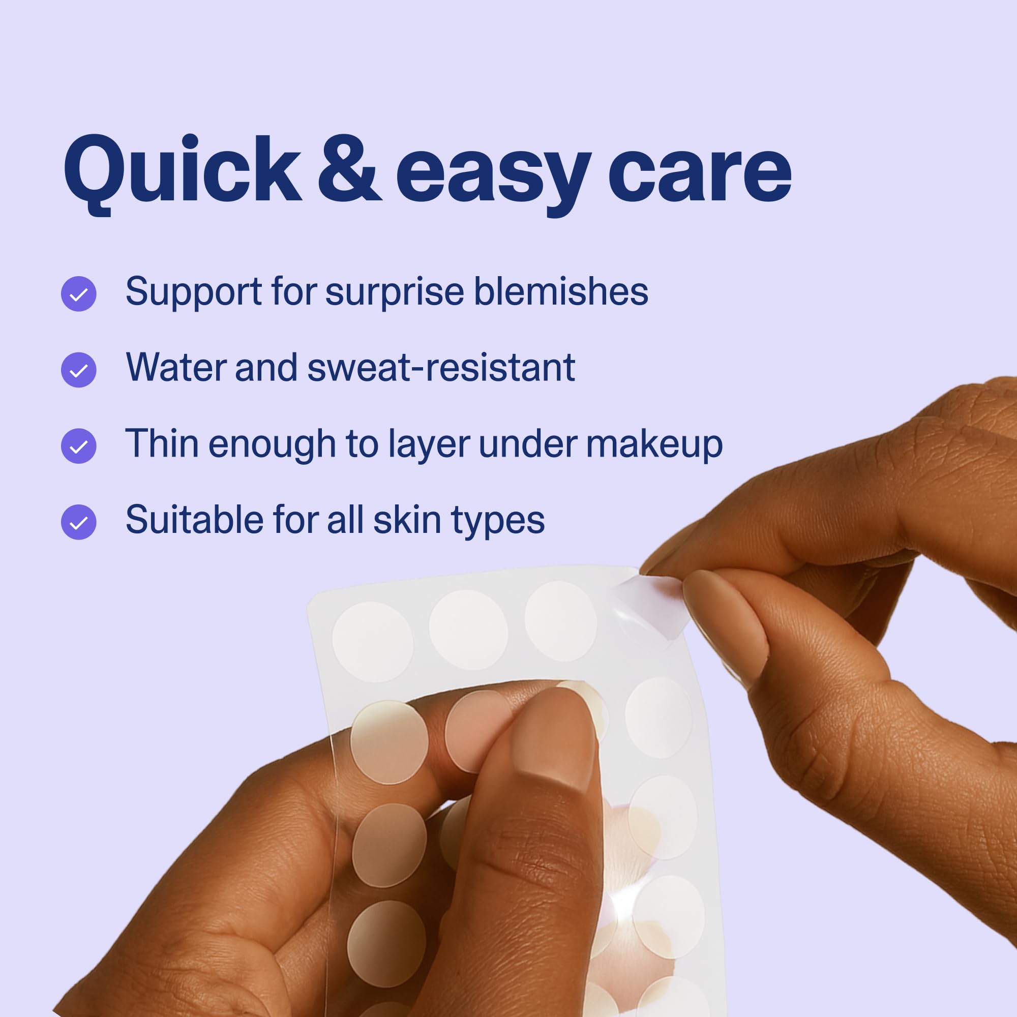 Patch Curology bouton-visage sans-parfum : sans parfum, adapté aux peaux sensibles.