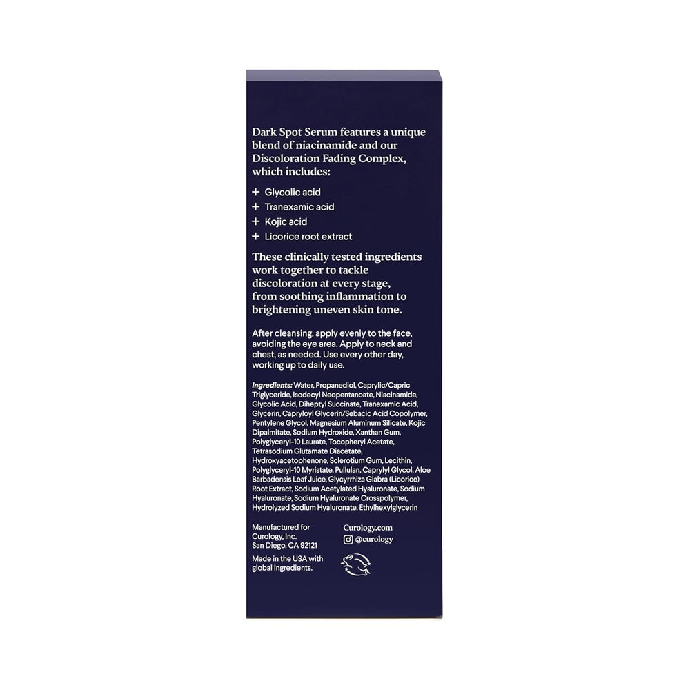 Curology Sérum Taches Sombres – usage quotidien sur peau grasse et sujettes aux boutons