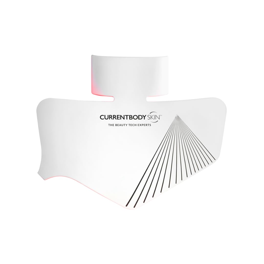 CurrentBody Masque LED Cou-Décolleté Series 2 pour une peau plus lumineuse et tonifiée.