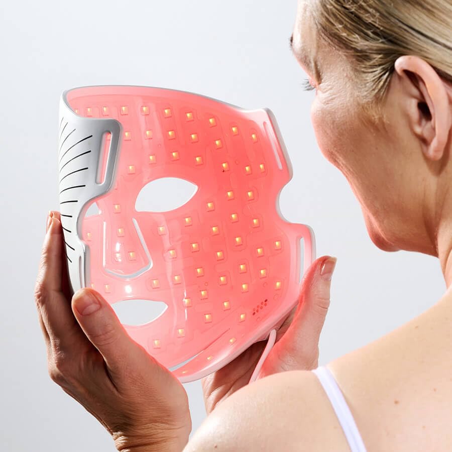 CurrentBody Masque LED visage Série 2 – longueurs d'ondes NIR 830 nm pour confort