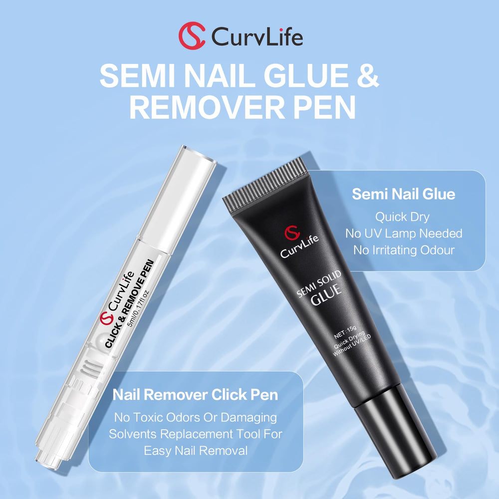 Curvlife applicateur précis, délivre 1–2 gouttes pour un retrait contrôlé.