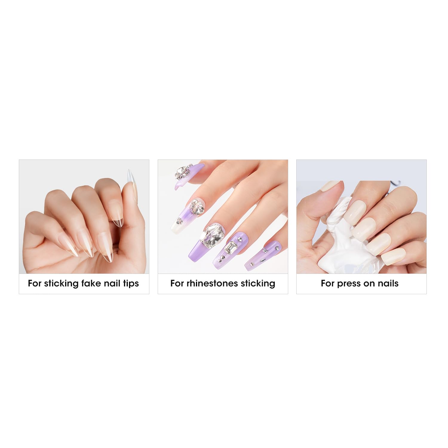 Curvlife application facile, poses rapides et nettes sur ongles.