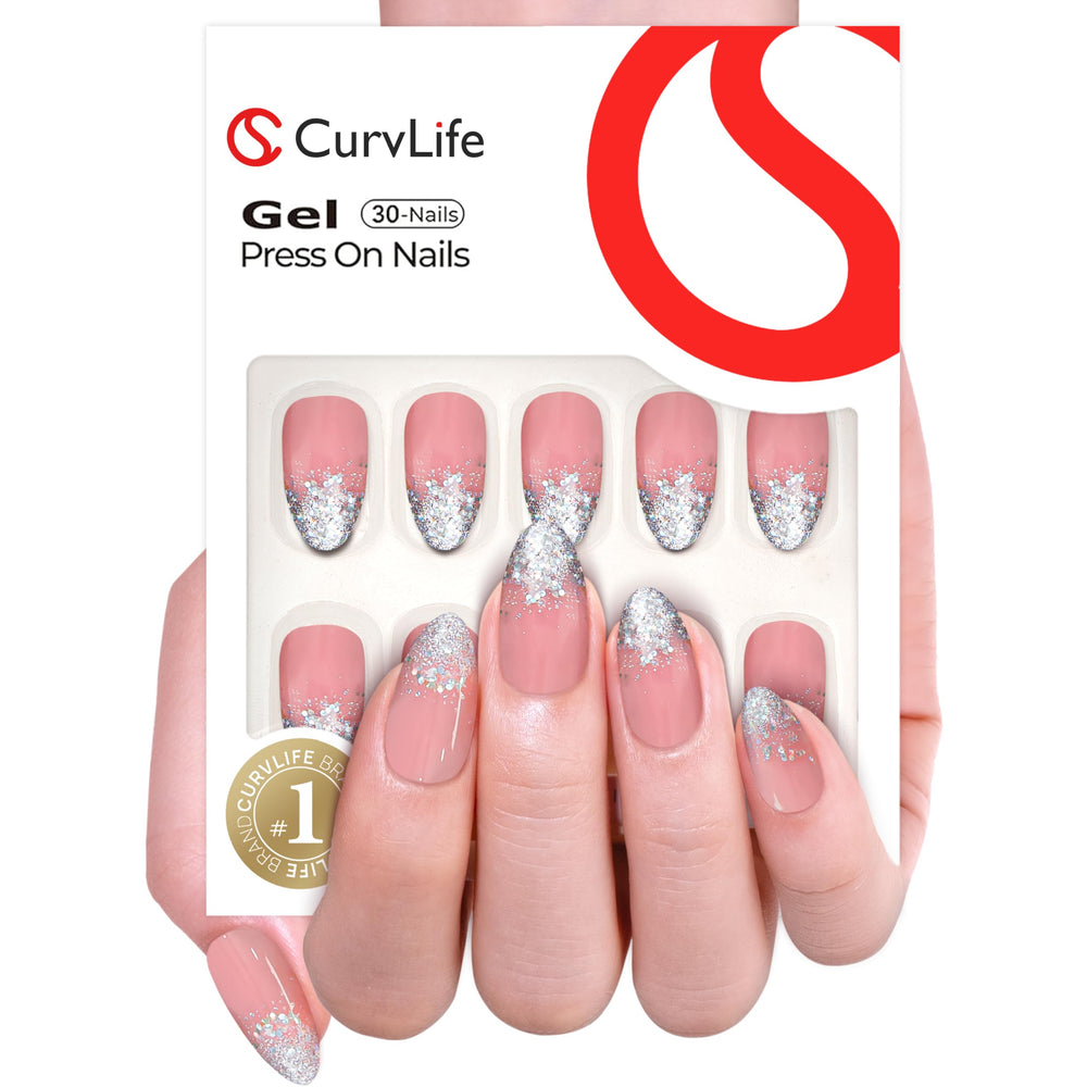 Boîte de rangement Curvlife pour organiser les ongles et les accessoires.
