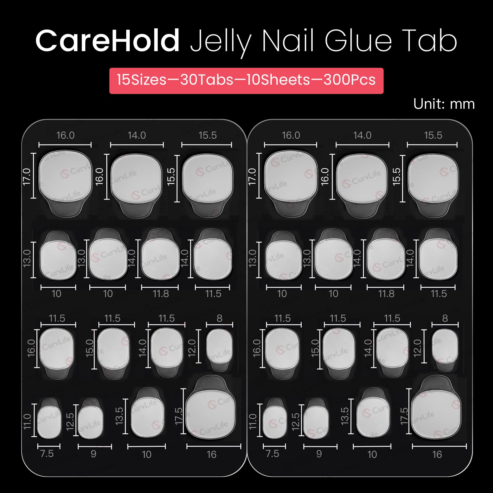 CurvLife CareHold Pro, retrait doux qui protège l’ongle naturel.