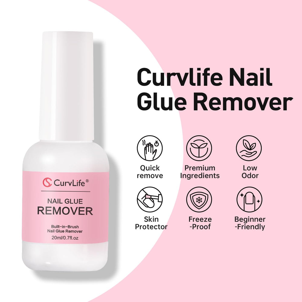 CurvLife emballage compact et outil élégant pour soins des ongles.